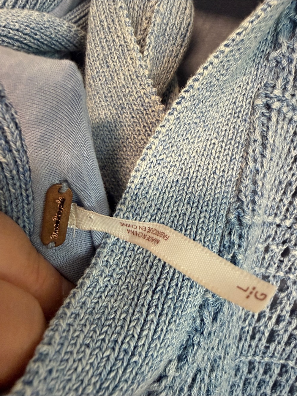 Free People Sistine Mini Dress Indigo - Picture 7 of 8
